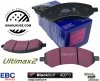 Przednie klocki Ultimax2 + tarcze hamulcowe EBC seria PREMIUM Dodge RAM 1500 2006-