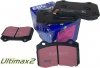 Tylne klocki Ultimax2 + NACINANE tarcze hamulcowe 350mm EBC seria USR Dodge Charger SRT Scat Pack Hellcat
