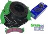 Przednie klocki GreenStuff + NACINANE tarcze hamulcowe EBC seria USR GMC Yukon XL 2500 2000-2013