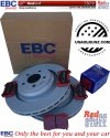 Tylne CERAMICZNE klocki RedStuff + tarcze hamulcowe 350mm EBC seria PREMIUM Chrysler 300C SRT