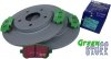 Tylne klocki GreenStuff + tarcze hamulcowe 305mm EBC seria PREMIUM Dodge Caravan 2008-