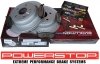 Tylne klocki Z36 + WIERCONE nacinane tarcze hamulcowe POWERSTOP EVOLUTION RAM 1500 2003-