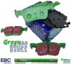 Klocki hamulcowe tylne EBC GreenStuff Ford Fusion 2013-