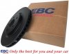 Przednia tarcza hamulcowa 325mm EBC seria Premium Lincoln MKS 2011-2012