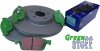 Przednie klocki GreenStuff + tarcze hamulcowe 320mm EBC seria Premium Ford Escape AWD 2013-