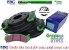 Przednie klocki GreenStuff + tarcze hamulcowe EBC seria PREMIUM GMC Yukon -2006