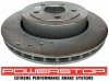 Tylna WIERCONA nacinana tarcza hamulcowa POWERSTOP JeepGrand Cherokee SRT 6,1 V8 -2010