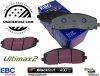 Przednie klocki Ultimax2 + NAWIERCANE NACINANE tarcze hamulcowe 330mm EBC seria GD Fiat Freemont 2012-