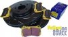 Przednie klocki YellowStuff + NACINANE tarcze hamulcowe 360mm EBC seria USR Dodge Challenger SRT Scat Pack