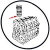 Oring tulei cienki brązowy 1,70mm Jeep Grand Cherokee 2,5 TD 46320241A