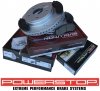 Przednie klocki Z17 + wiercone nacinane tarcze hamulcowe POWERSTOP EVOLUTION 336mm / 5 szpilek Dodge RAM 1500 2006-
