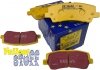 Tylne klocki YellowStuff + tarcze hamulcowe 320mm EBC seria PREMIUM Ford Mustang 2015-