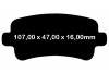 Tylne klocki GreenStuff + NACINANE tarcze hamulcowe 315mm EBC seria USR Buick Regal 2011-2017