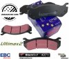 Przednie klocki Ultimax2 + tarcze hamulcowe EBC seria PREMIUM GMC Yukon -2006