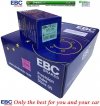 Przednie klocki GreenStuff + NACINANE tarcze hamulcowe 302mm EBC seria USR Fiat Freemont -2012