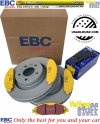 Przednie klocki YellowStuff + tarcze hamulcowe 320mm EBC seria PREMIUM Ford Mustang 2015-