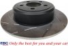Tylne klocki GreenStuff + NACINANE NIE WENTYLOWANE tarcze hamulcowe EBC seria USR Lancia Thema RWD 3,6 V6