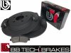 Tylne klocki + NACINANE tarcze hamulcowe 320mm BB-TECH Ford Mustang 2015-