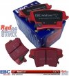 Tylne CERAMICZNE klocki RedStuff + NIE WENTYLOWANE tarcze hamulcowe EBC seria PREMIUM Chrysler 300C RWD