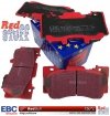 Przednie klocki RedStuff + NACINANE tarcze hamulcowe 352mm EBC seria USR Ford Mustang 2015-