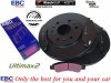 Przednie klocki Ultimax2 + tarcze hamulcowe 330mm EBC seria PREMIUM GMC Yukon 2009-2020