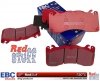 Przednie CERAMICZNE klocki RedStuff + tarcze hamulcowe EBC seria PREMIUM Ford Mustang 5,0 V8 2015-