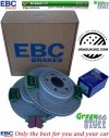 Tylne klocki GreenStuff + WIERCONE NACINANE WENTYLOWANE tarcze hamulcowe EBC seria GD Chrysler 300C