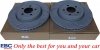 Przednie klocki YELLOWSTUFF + tarcze hamulcowe 345mm EBC seria GD Lancia Thema