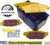 Tylne klocki YellowStuff + NACINANE tarcze hamulcowe EBC seria USR GMC Yukon 2007-2020