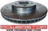 Przednie klocki Z16 + WIERCONE nacinane tarcze hamulcowe POWERSTOP 320mm Dodge Magnum