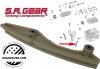 Prowadnica lewa dolna głównego łańcucha rozrządu silnika Ford Taurus 3,5 V6 Naturally Aspirated 2013-
