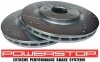 Przednia WIERCONA nacinana tarcza hamulcowa 330mm POWERSTOP Chrysler Pacifica FWD 2017-