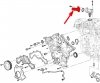 Króciec wylotowy układu chłodzenia silnika Chevrolet Camaro 3,6 V6 2016-
