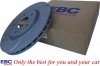 Przednie klocki GreenStuff + NAWIERCANE NACINANE tarcze hamulcowe 330mm EBC seria GD Volkswagen Routan 2012-
