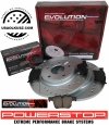 Tylne klocki Z23 + WIERCONE NACINANE tarcze hamulcowe POWERSTOP Chrysler Pacifica FWD 2017-