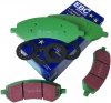 Przednie klocki GreenStuff + NACINANE tarcze hamulcowe EBC seria USR Dodge RAM 1500 2006-