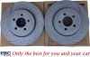 Przednie klocki Ultimax2 + tarcze hamulcowe 345mm EBC seria GD Dodge Challenger