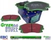 Przednie klocki GreenStuff + WIERCONE NACINANE tarcze hamulcowe 320mm EBC seria GD Dodge Charger