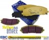 Przednie klocki YellowStuff + NACINANE tarcze hamulcowe 330mm EBC seria USR RAM Cargo Van 2012-