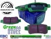 Tylne klocki GreenStuff + tarcze hamulcowe EBC seria Premium Honda Odyssey 2005-2010
