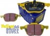 Przednie klocki YellowStuff + tarcze hamulcowe 300mm EBC seria Premium Ford Escape FWD 2013-2019