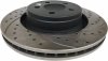 Przednia WIERCONA nacinana tarcza hamulcowa 332mm Jeep Liberty 2008-