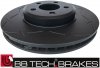 Przednie klocki + NACINANE tarcze hamulcowe 320mm BB-TECH Dodge Magnum