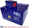 Przednie klocki RedStuff + NAWIERCANE NACINANE tarcze hamulcowe 352mm EBC seria GD Ford Mustang 2015-