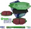 Tylne klocki GreenStuff + tarcze hamulcowe 328mm EBC seria Premium Chrysler Voyager Town Country 2012-