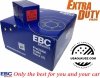 Tylne klocki EXTRA DUTY ED+ + nawiercone nacinane tarcze hamulcowe EBC seria GD Chrysler Aspen