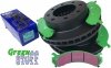 Przednie klocki GreenStuff + tarcze hamulcowe EBC seria PREMIUM Chevrolet Avalanche 2500 2002-2006