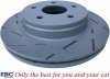 Przednie klocki EXTRA DUTY ED + NACINANE tarcze hamulcowe EBC seria USR Dodge RAM 1500 2006-