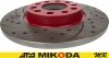 Tylne klocki brembo + WIERCONE tarcze hamulcowe 278mm ATM Jeep Cherokee KL 2014-2023