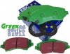 Przednie klocki GreenStuff + NAWIERCANE NACINANE tarcze hamulcowe 302mm EBC seria GD Fiat Freemont -2012